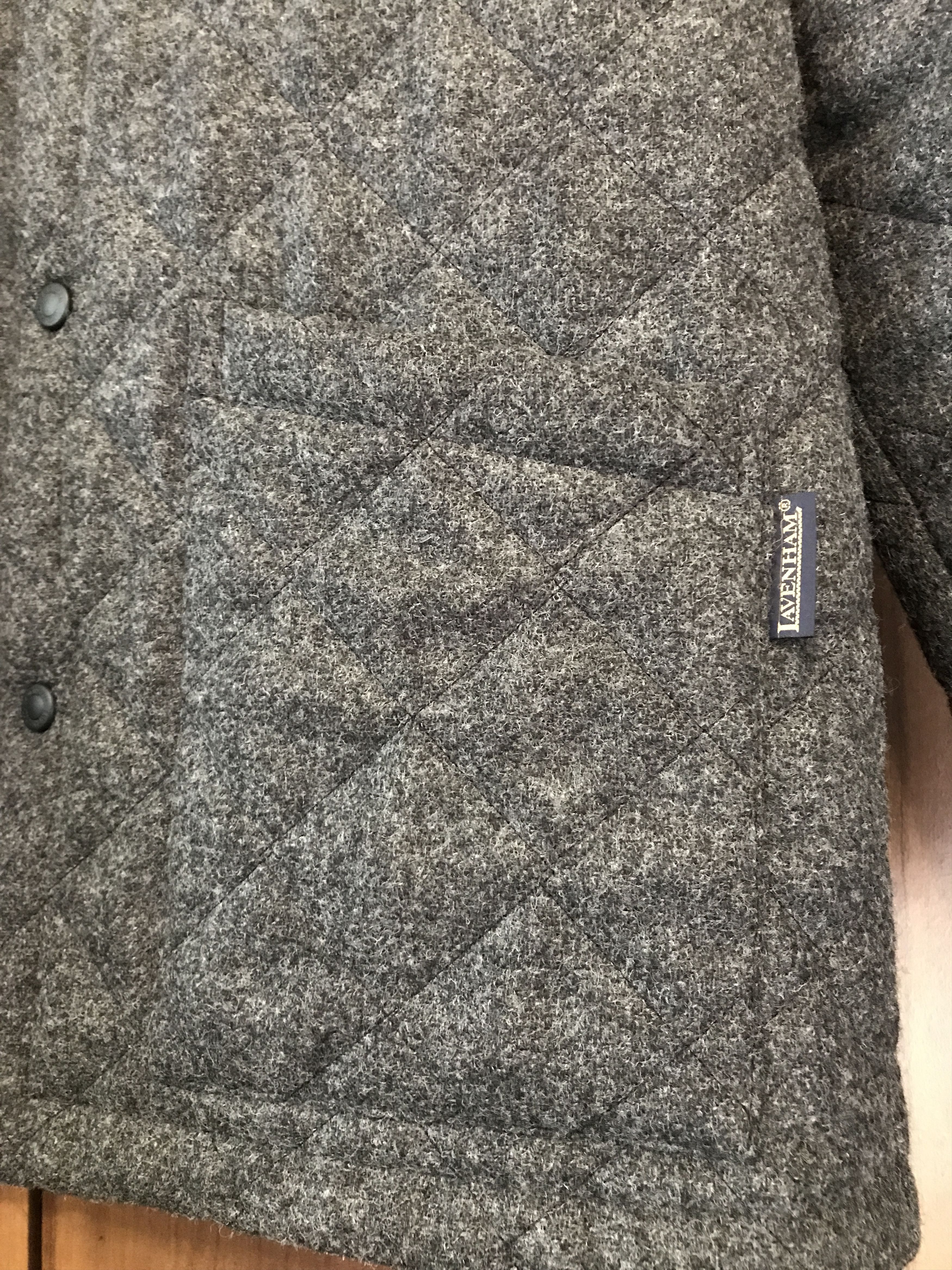 Japanese Brand Lavenham Quilted Wool Bomber Jacket Barbour Burberry Polo Size US M / EU 48-50 / 2 - 11 Thumbnail