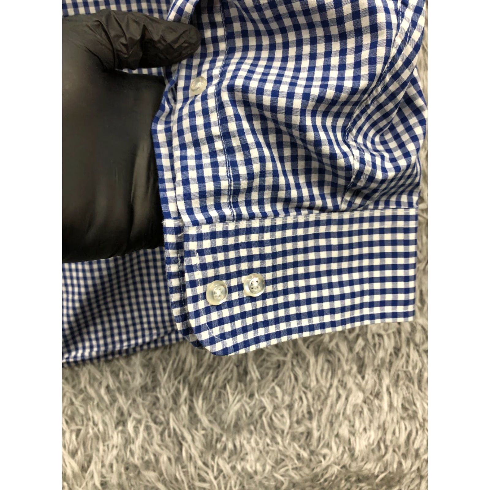 Vintage John Bartlett Statements Slim Fit Shirt Size 17.5 Mens Blue Gingham Check Shirt Slim Fit Mens 17.5 Blue Check John Bartlett Size US XXL / EU 58 / 5 - 3 Thumbnail