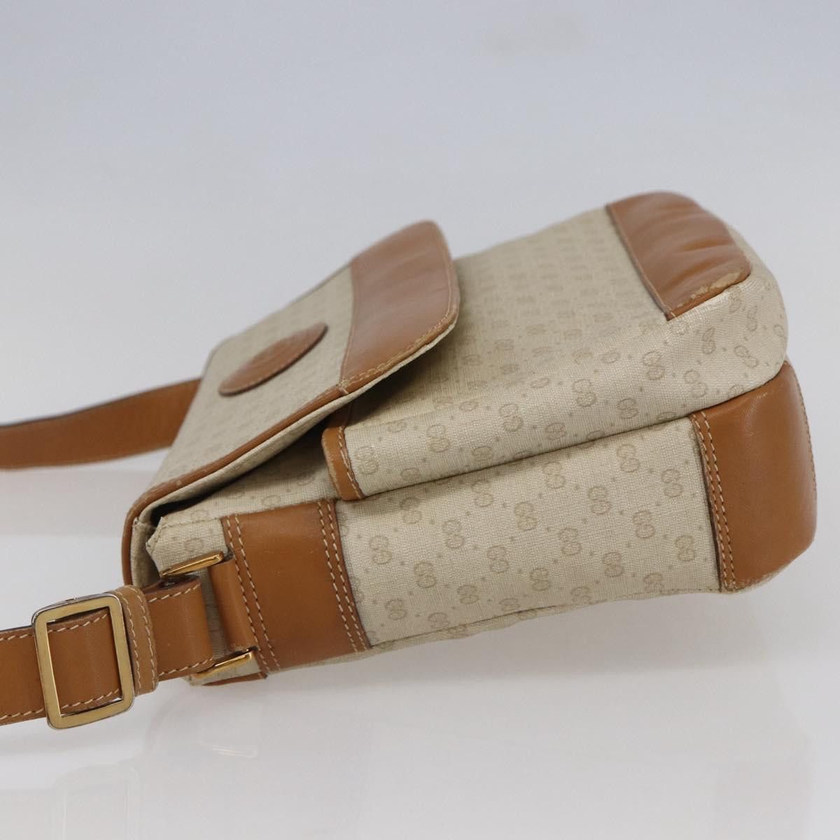 Gucci GUCCI Micro GG Supreme Shoulder Bag Pvc White Gold Size ONE SIZE - 4 Thumbnail