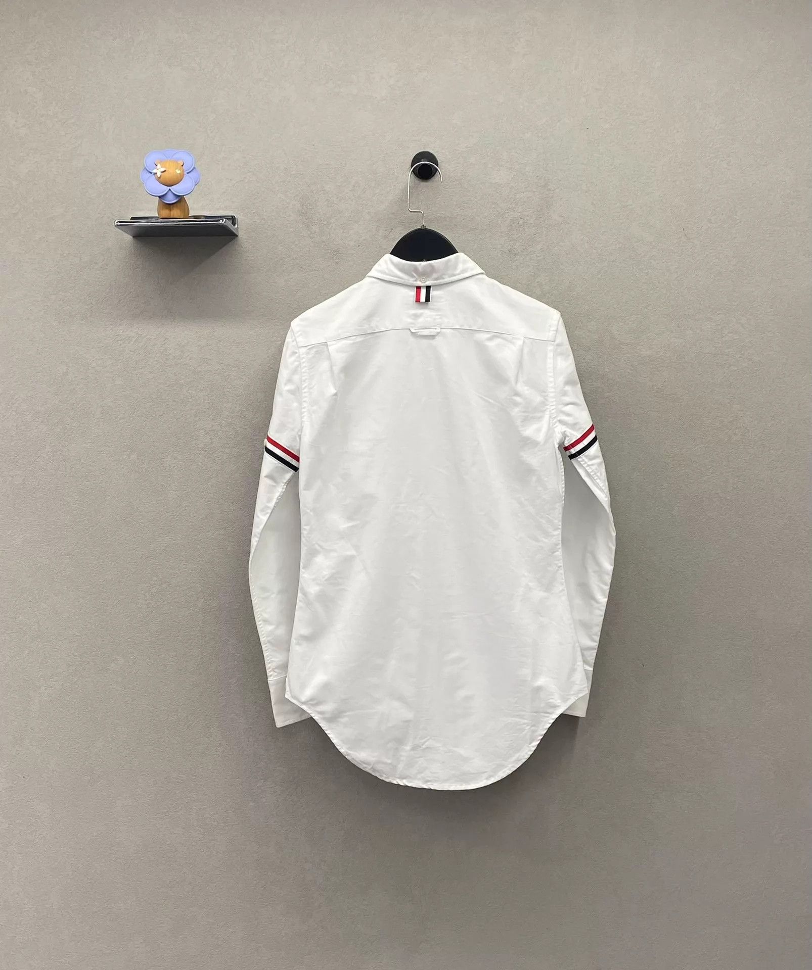 Thom Browne THOM BROWNE White Striped Cuff Button LS Shirt 38 New Size XS / US 0-2 / IT 36-38 - 3 Thumbnail