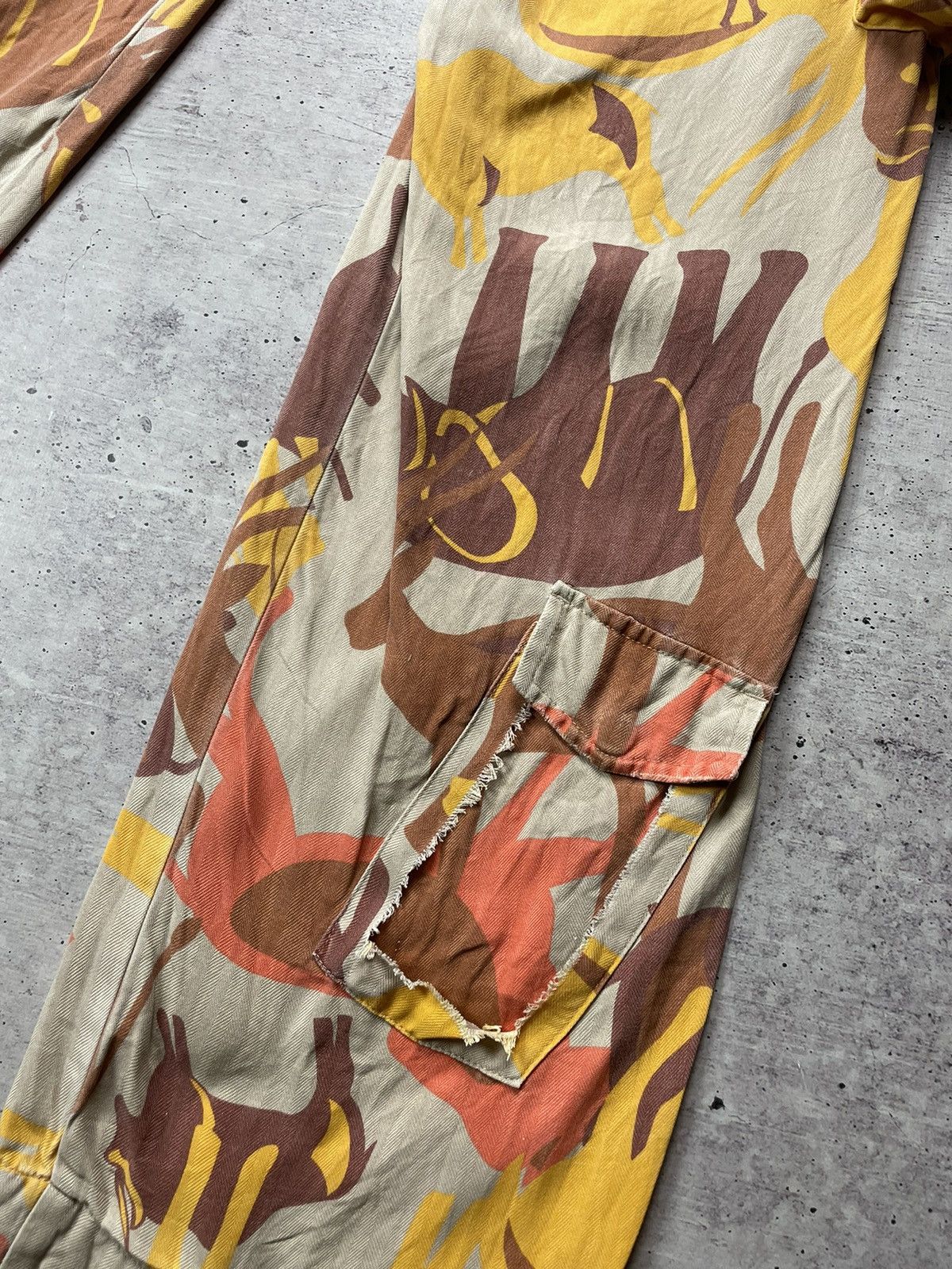 Japanese Brand × Vintage DA-NANG Japan desinger Cargo Pants Size US 34 / EU 50 - 6 Thumbnail