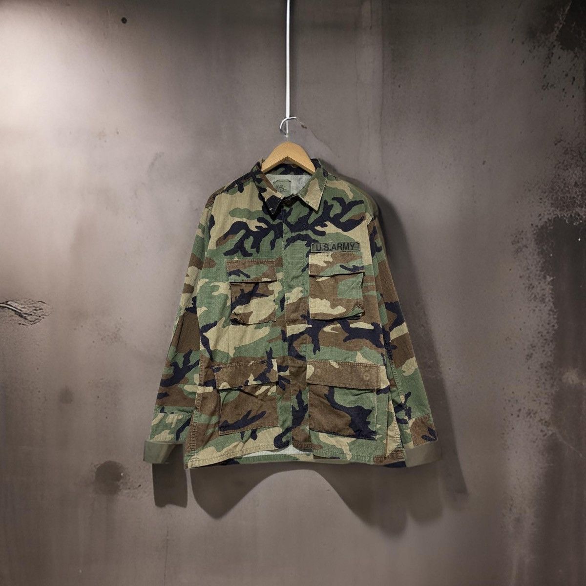 Vintage Military Jacket USA Regular-Medium Size.Combat. Hot Weather Size US M / EU 48-50 / 2 - 1 Thumbnail