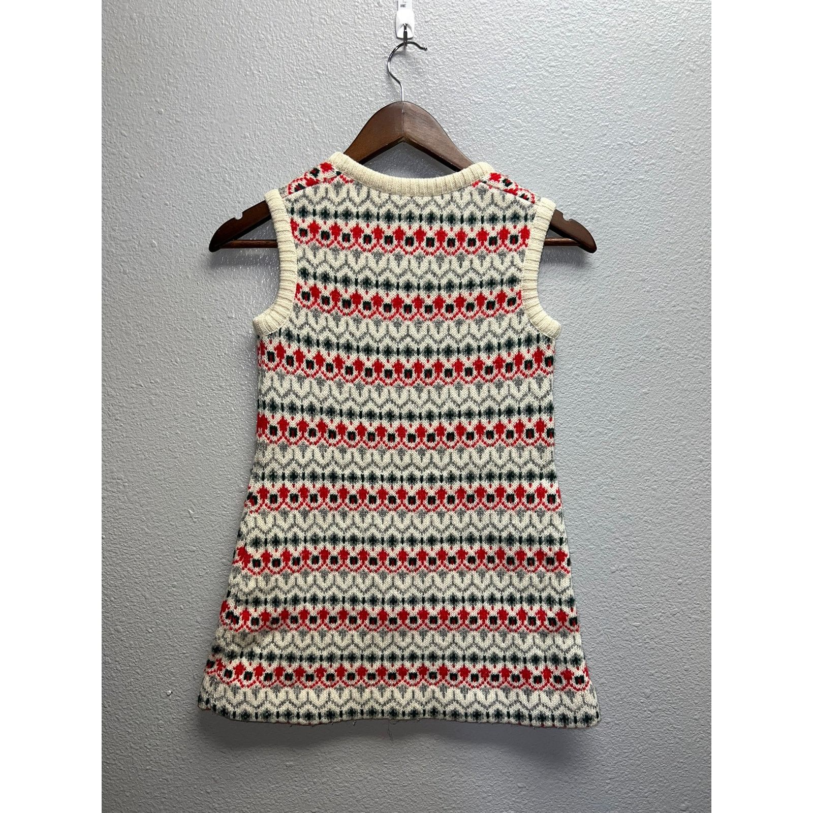 Vintage Womens Wool Sweater Vest Bleyle 100% Virgin Wool Wool Medium Size M / US 6-8 / IT 42-44 - 8 Thumbnail