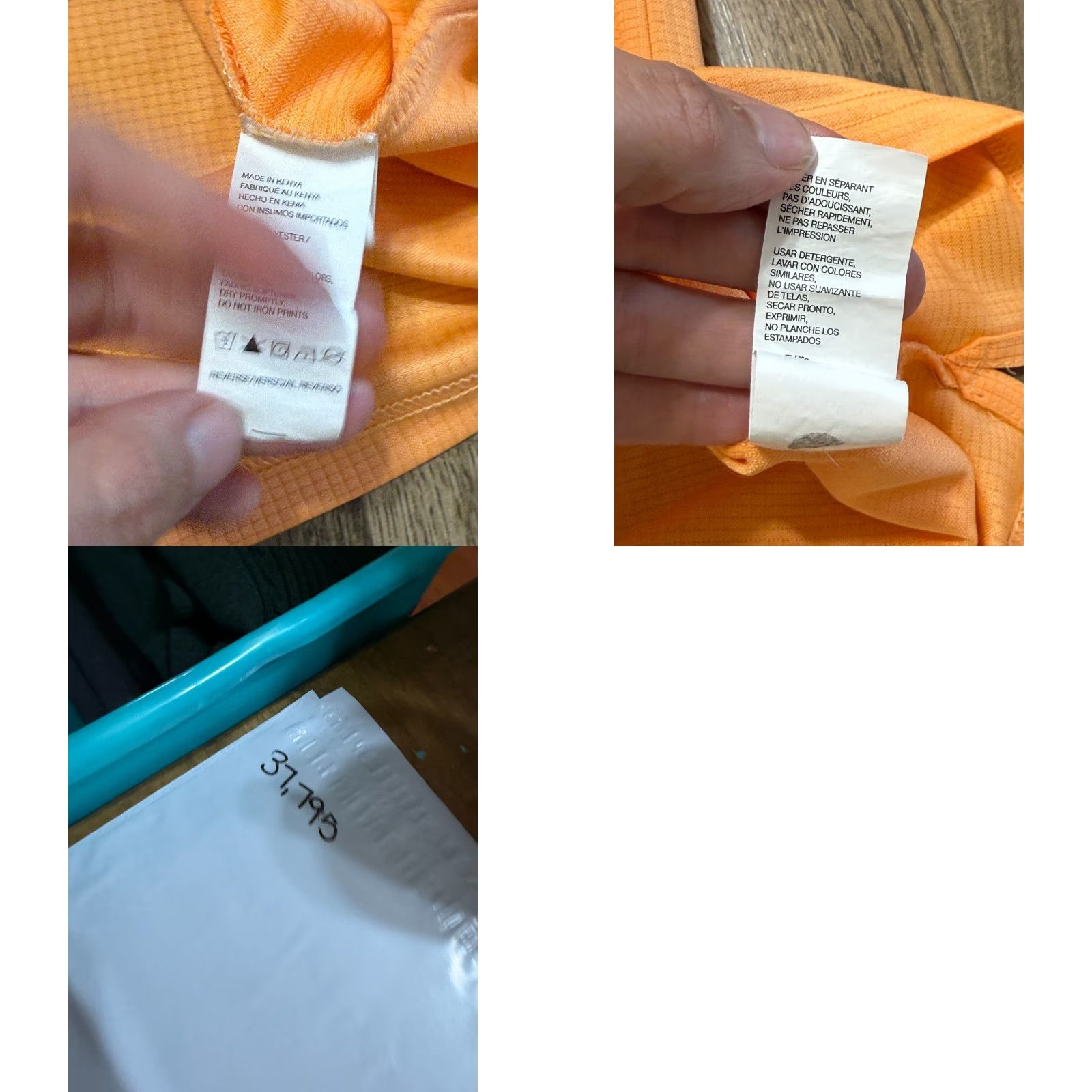 Izod IZOD Polo Shirt Men's Medium Orange Short Sleeve, Collared, Solid, Casual, Basic Style, Regular Fit, Machine Washable, Free Return, IZOD Size M / US 6-8 / IT 42-44 - 8 Thumbnail