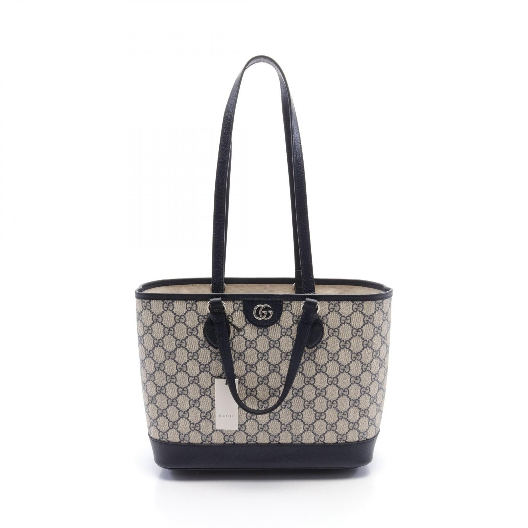 Gucci Gucci Gucci Ophidia GG Supreme Coated Canvas Tote Bag Canvas Tote Bag 765043K9GSN4075 Size ONE SIZE - 1 Thumbnail