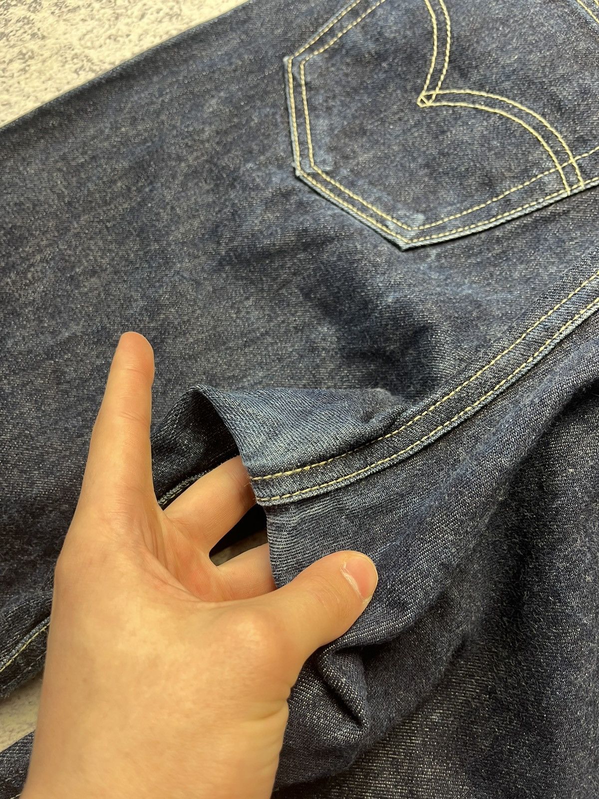 Levi's Vintage 90s Levis Blue Wash Style Baggy Jeans Y2K Rare Size US 36 / EU 52 - 20 Thumbnail