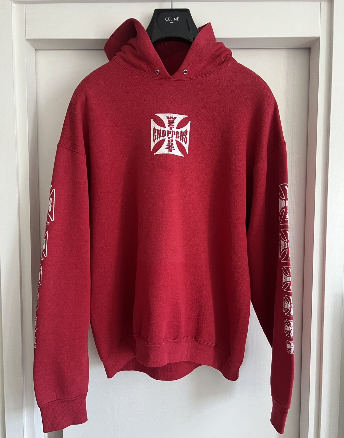 Band Tees × Vintage Vintage West Coast Choppers hoodie Size US XL / EU 56 / 4 - 1 Thumbnail