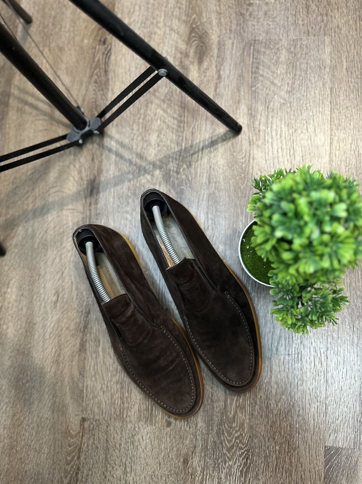 Loro Piana Loro Piana Open Walk Brown Suede Size US 10 / EU 43 - 3 Thumbnail