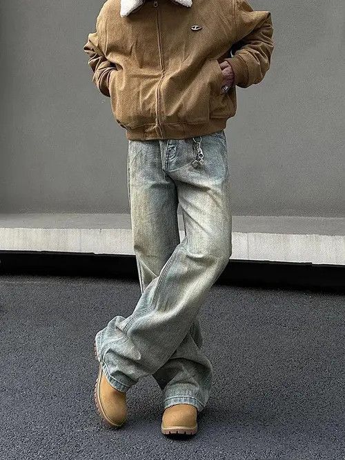 VIBE Baggy Wide Leg Denim Jeans Size US 30 / EU 46 - 5 Thumbnail