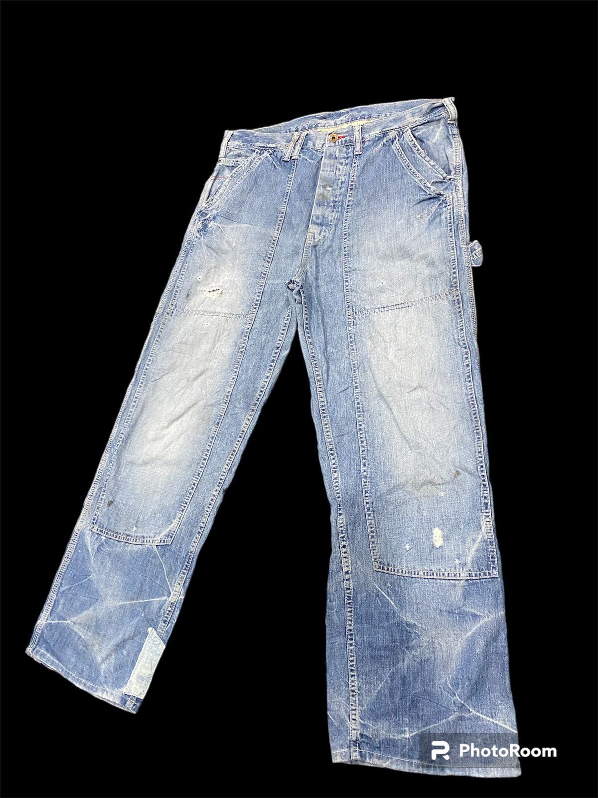 Anachronorm × Japanese Brand × Kapital SUPER DESTROYED BAAGY PANTS 