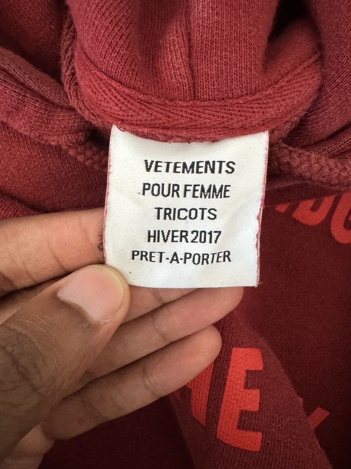 Vetements AW17 May The Bridges Burn Cropped Hoodie Size US M / EU 48-50 / 2 - 7 Thumbnail