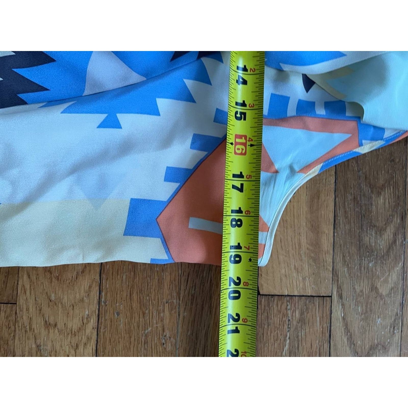 Hunter Hunter Dixon Yellow USA made Blouse‎ Tie Neckline M A001846 Size M / US 6-8 / IT 42-44 - 5 Thumbnail
