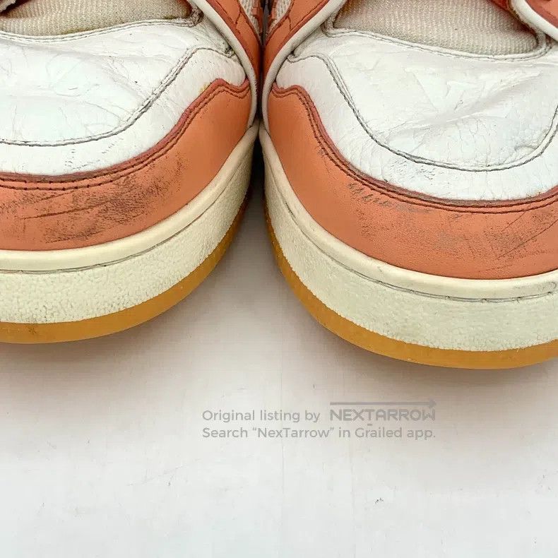 Louis Vuitton Louis Vuitton Trainer Orange logo Embossed Lace Up Casual Size US 7.5 / EU 40-41 - 9 Thumbnail