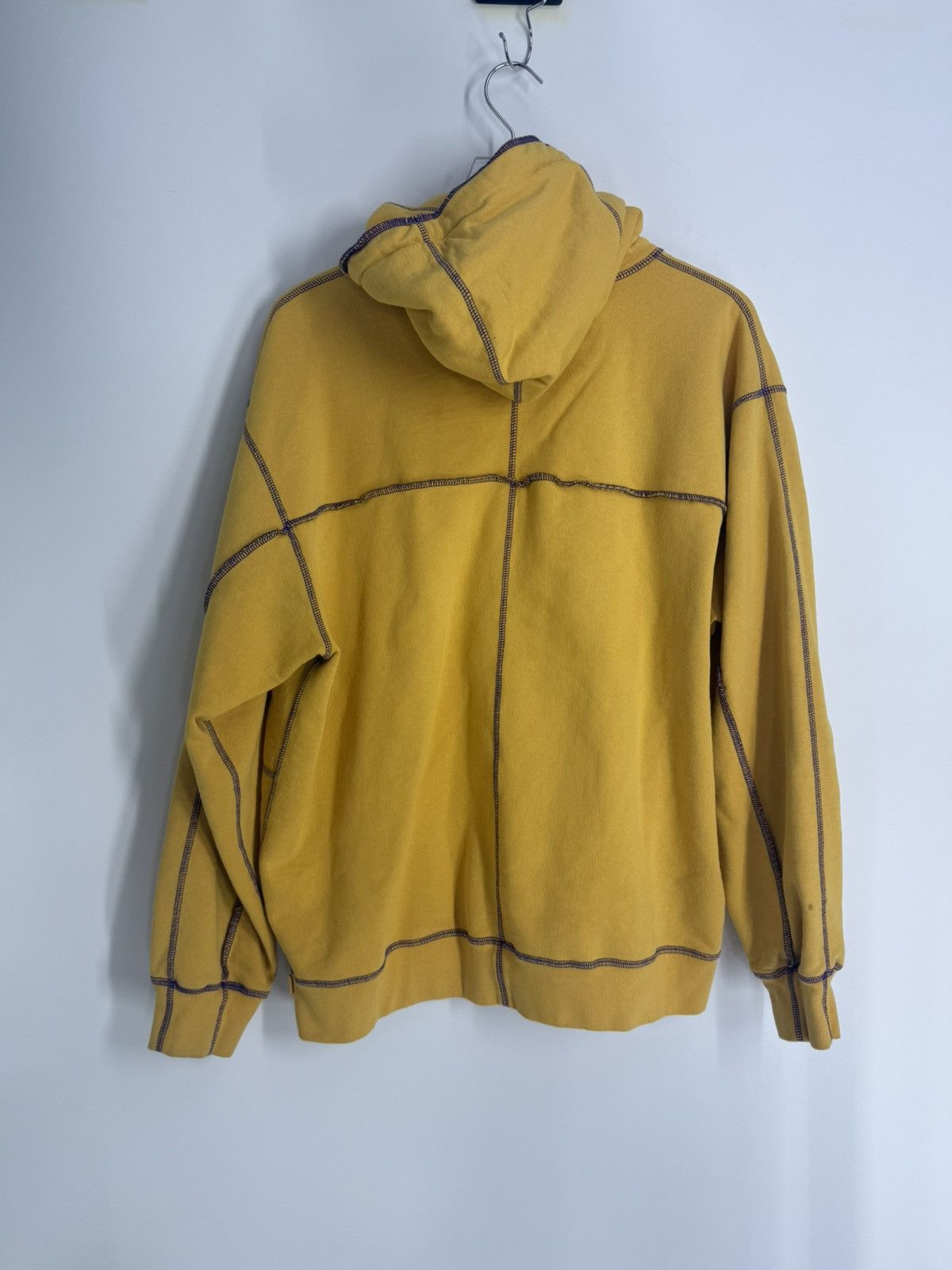 Supreme Supreme Contrast Stitch Arc Logo Hoodie – Mustard Yellow Size US L / EU 52-54 / 3 - 2 Thumbnail