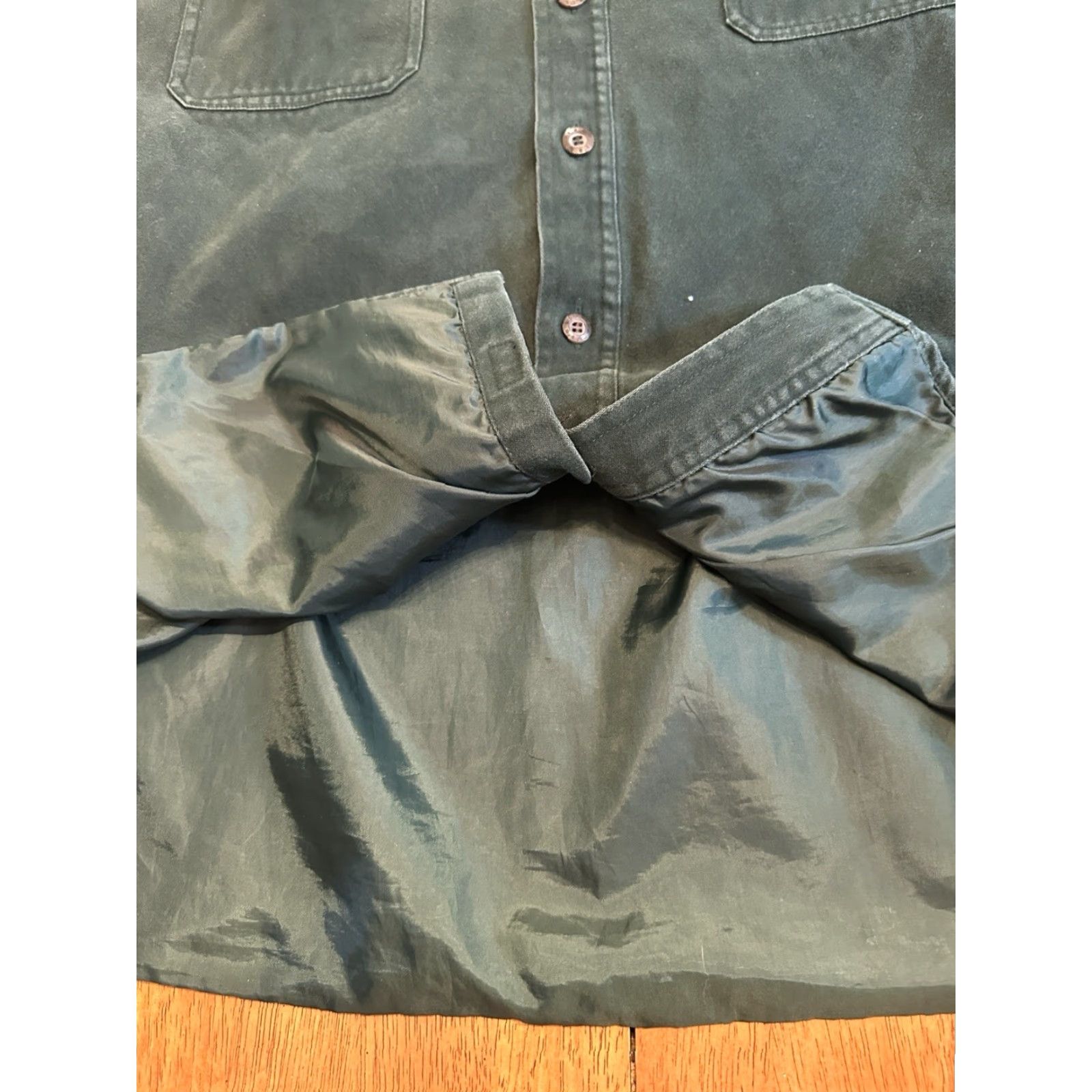 Levi's Levi’s Shacket Men XL Navy Blue Insulated Canvas Cotton Button Lined Pockets Mid-Length Jacket Solid Navy Blue Size US XL / EU 56 / 4 - 2 Thumbnail