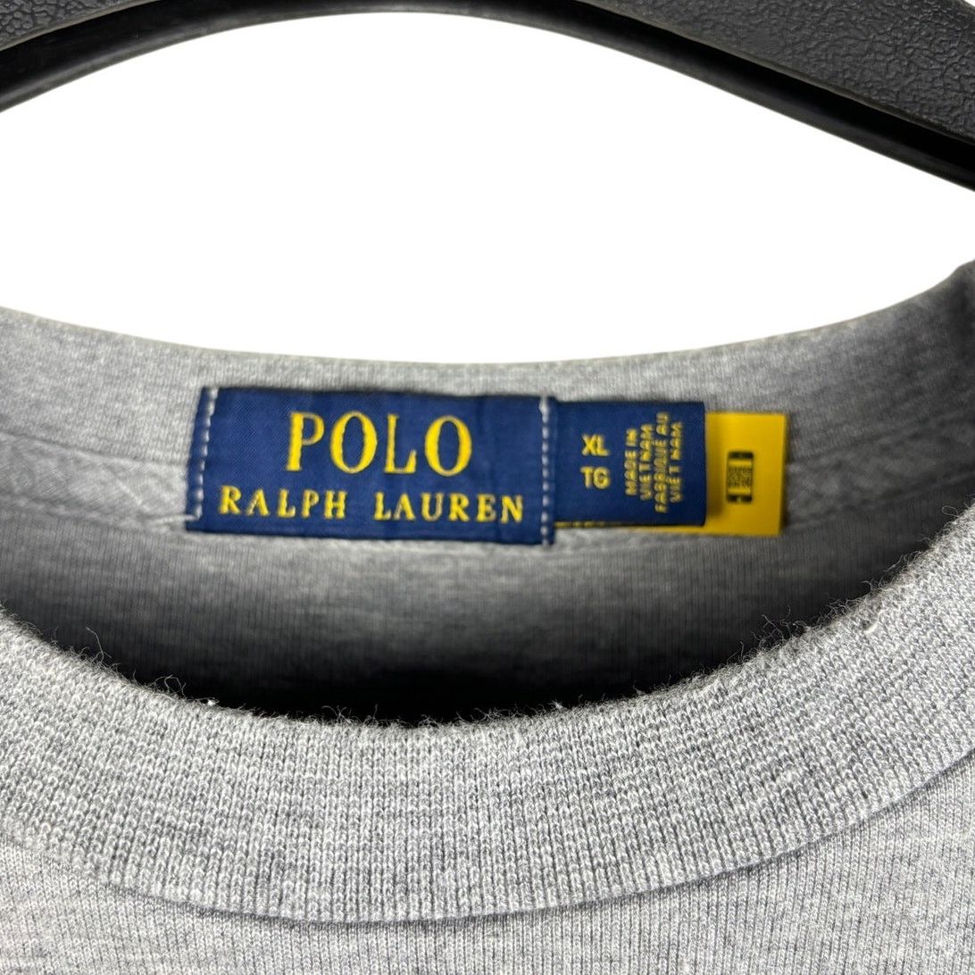 Polo Ralph Lauren Polo Ralph Lauren Polo Embossed Fleece Sweatshirt Gray XL Size US XL / EU 56 / 4 - 4 Thumbnail
