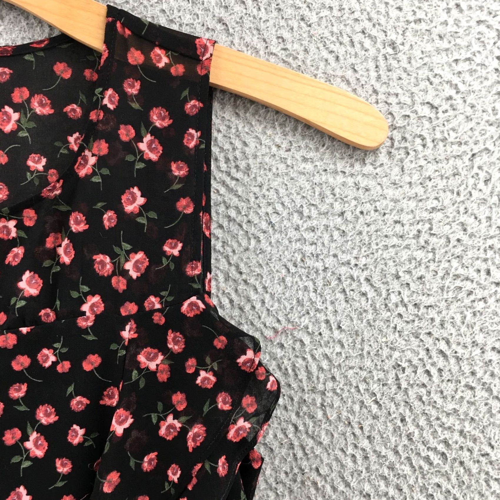 BCBGeneration BCBGeneration A Line Midi Dress Womens M Multicolor Floral Sleeveless Casual Size M / US 6-8 / IT 42-44 - 4 Thumbnail