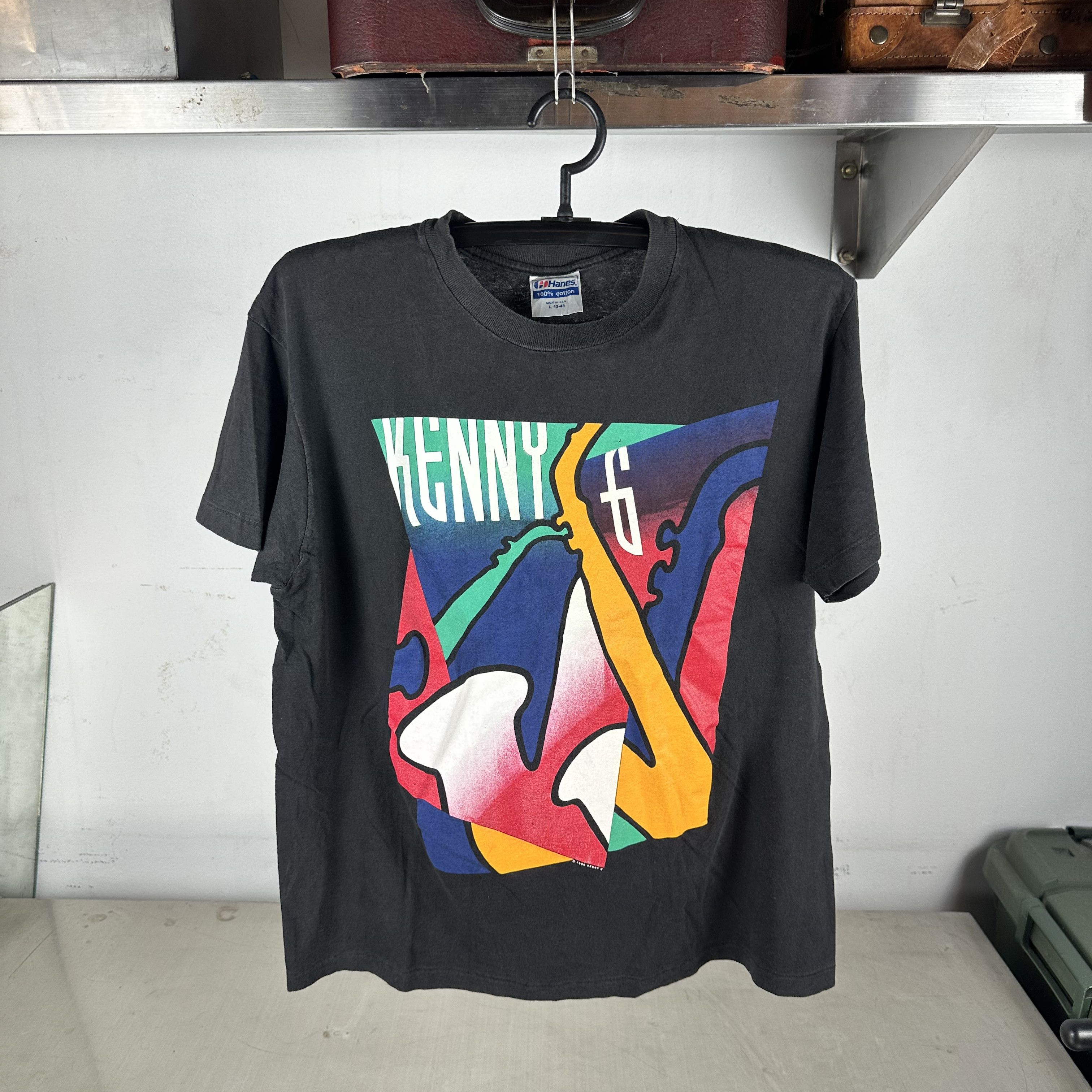 Vintage 1990 Kenny G Saxophonist Jazz Music Single Stitch T-Shirt Size US L / EU 52-54 / 3 - 1 Thumbnail