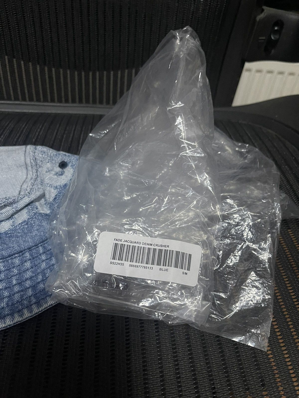 Supreme Supreme blue fade jacquard denim crusher s/m Size ONE SIZE - 6 Thumbnail