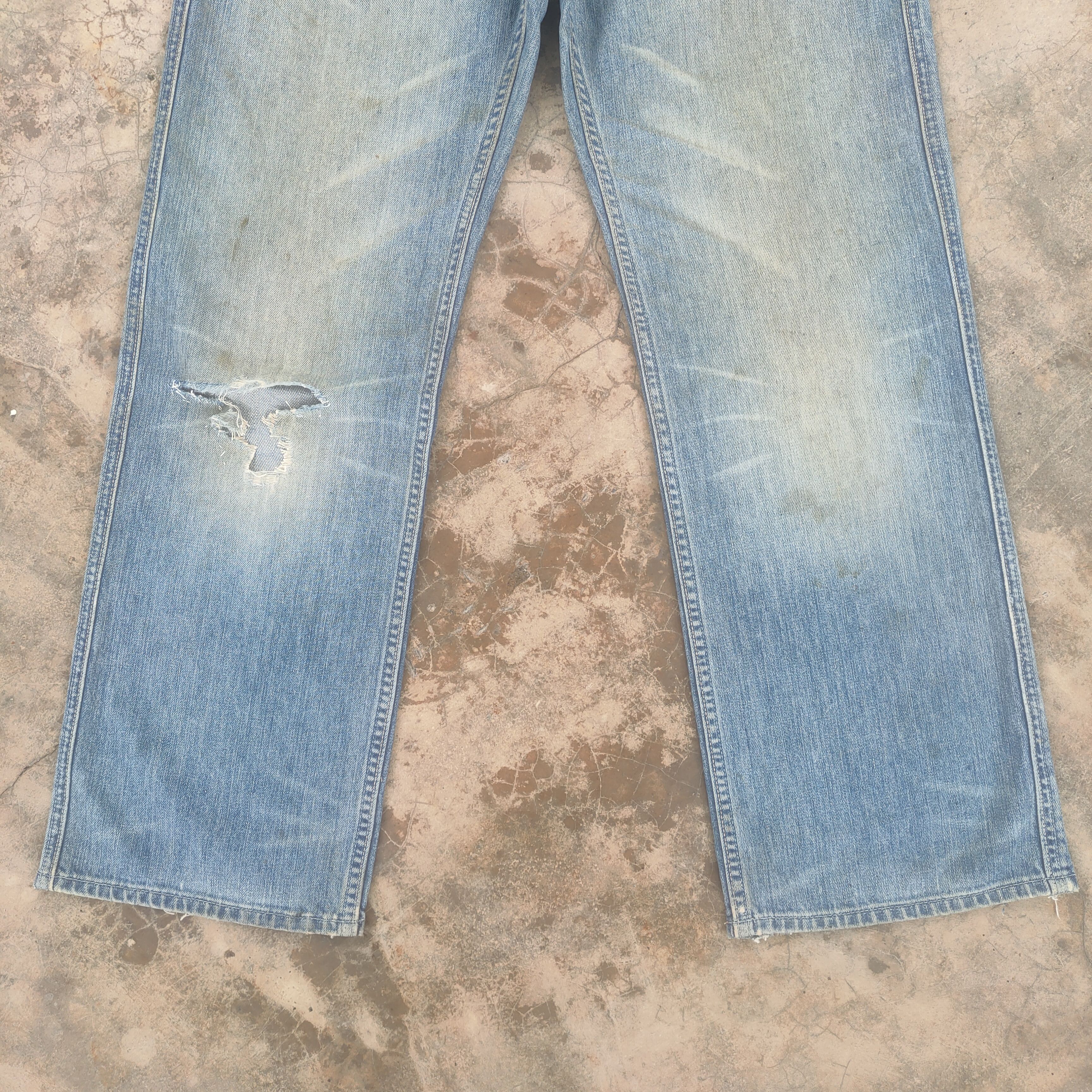 Gap × Japanese Brand VINTAGE JAPANESE BUSH PANTS FADED DISTRESSED JEANS DENIM Size US 29 - 3 Thumbnail