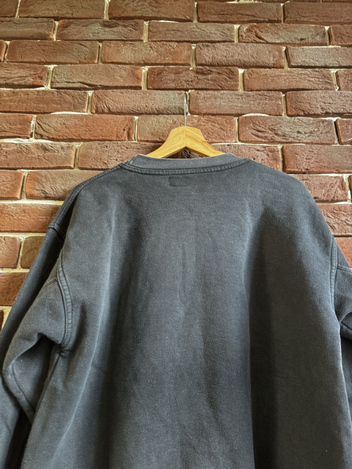 Diesel Diesel sweatshirt vintage big logo crew neck black 90s Size US M / EU 48-50 / 2 - 7 Thumbnail