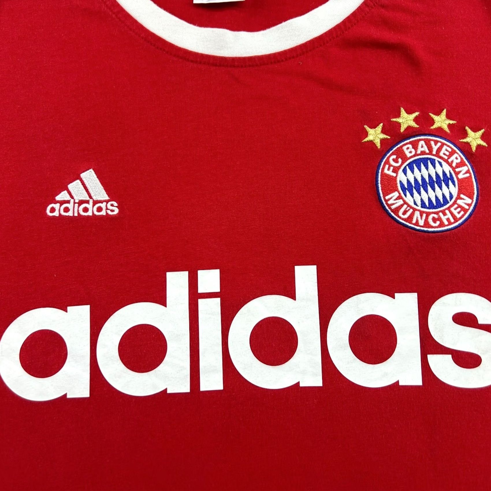 Adidas adidas Bayern Munich Training Shirt Mens Medium Red Jersey Tee Size US M / EU 48-50 / 2 - 3 Thumbnail