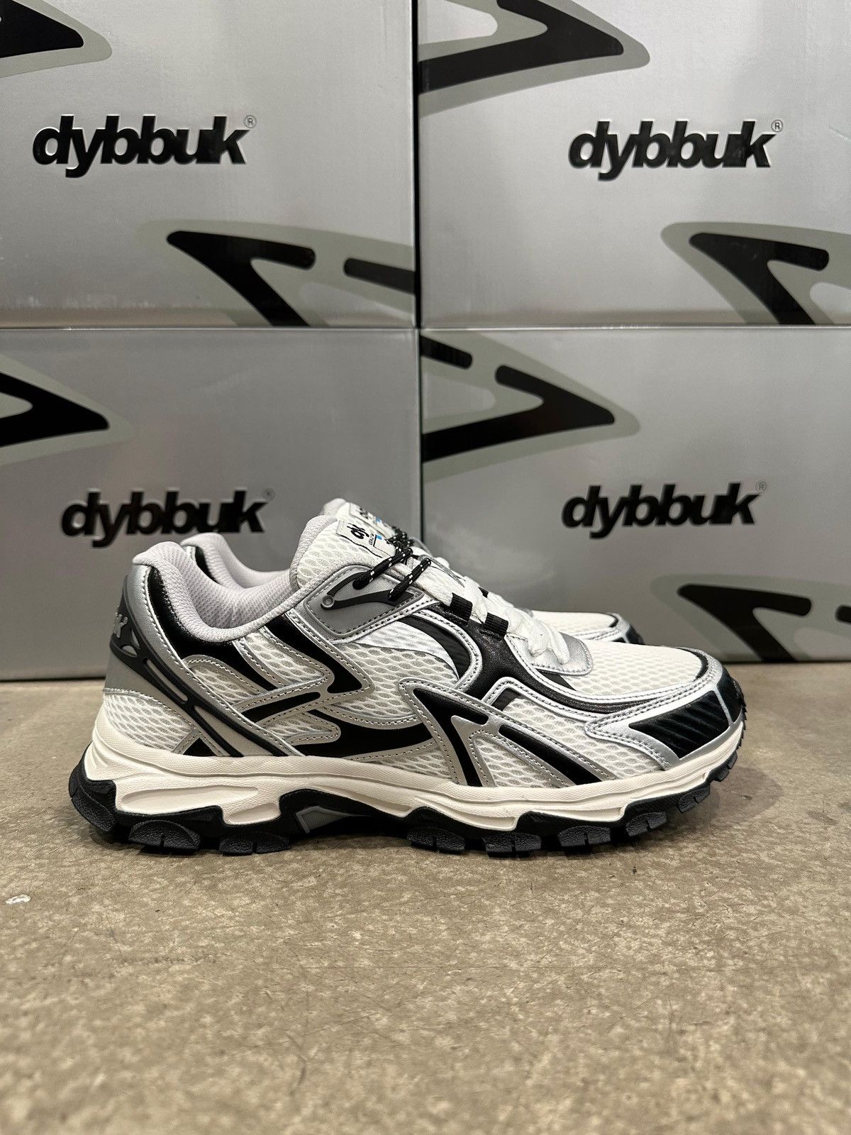Dybbuk DYBBUK - Vortex V.2 Sneakers Silver/Black Size US 8 / EU 41 - 1 Thumbnail