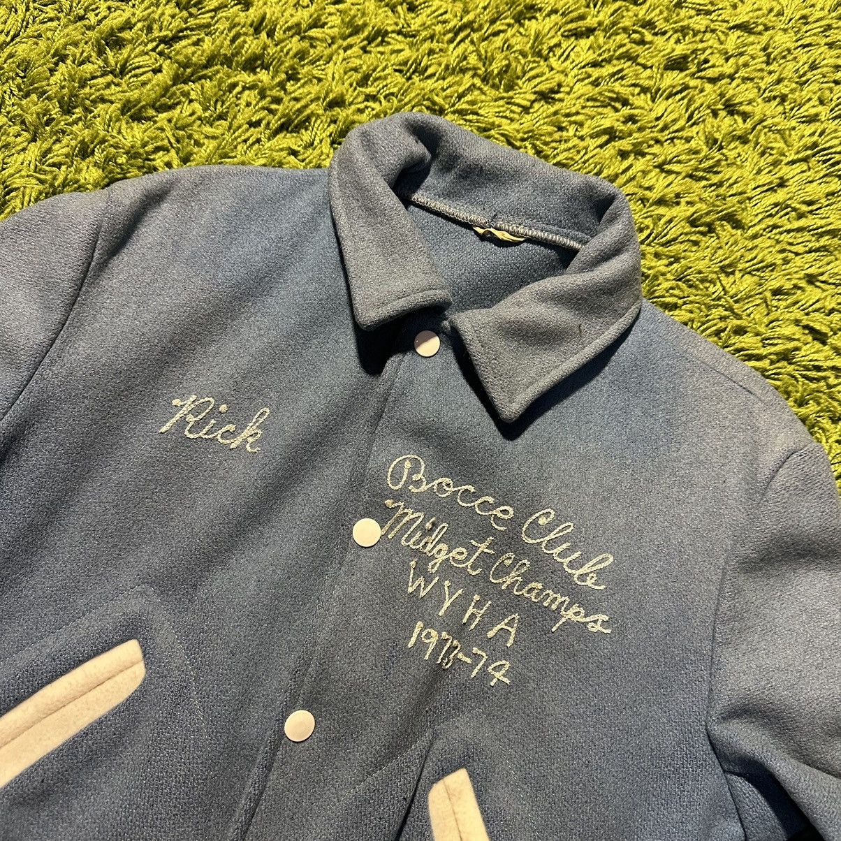 Vintage CRAZY Rare Midget Champion Varsity Jacket Size US S / EU 44-46 / 1 - 3 Thumbnail