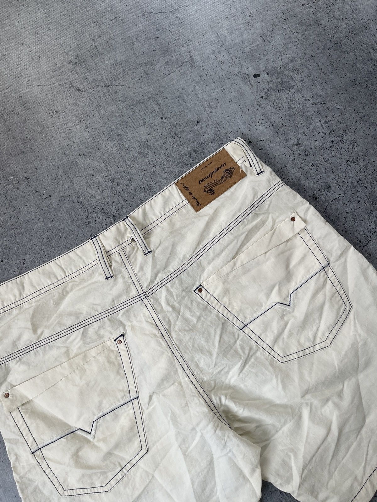 Diesel × Vintage Vintage Diesel Nylon Y2K Shorts Size US 32 / EU 48 - 2 Thumbnail