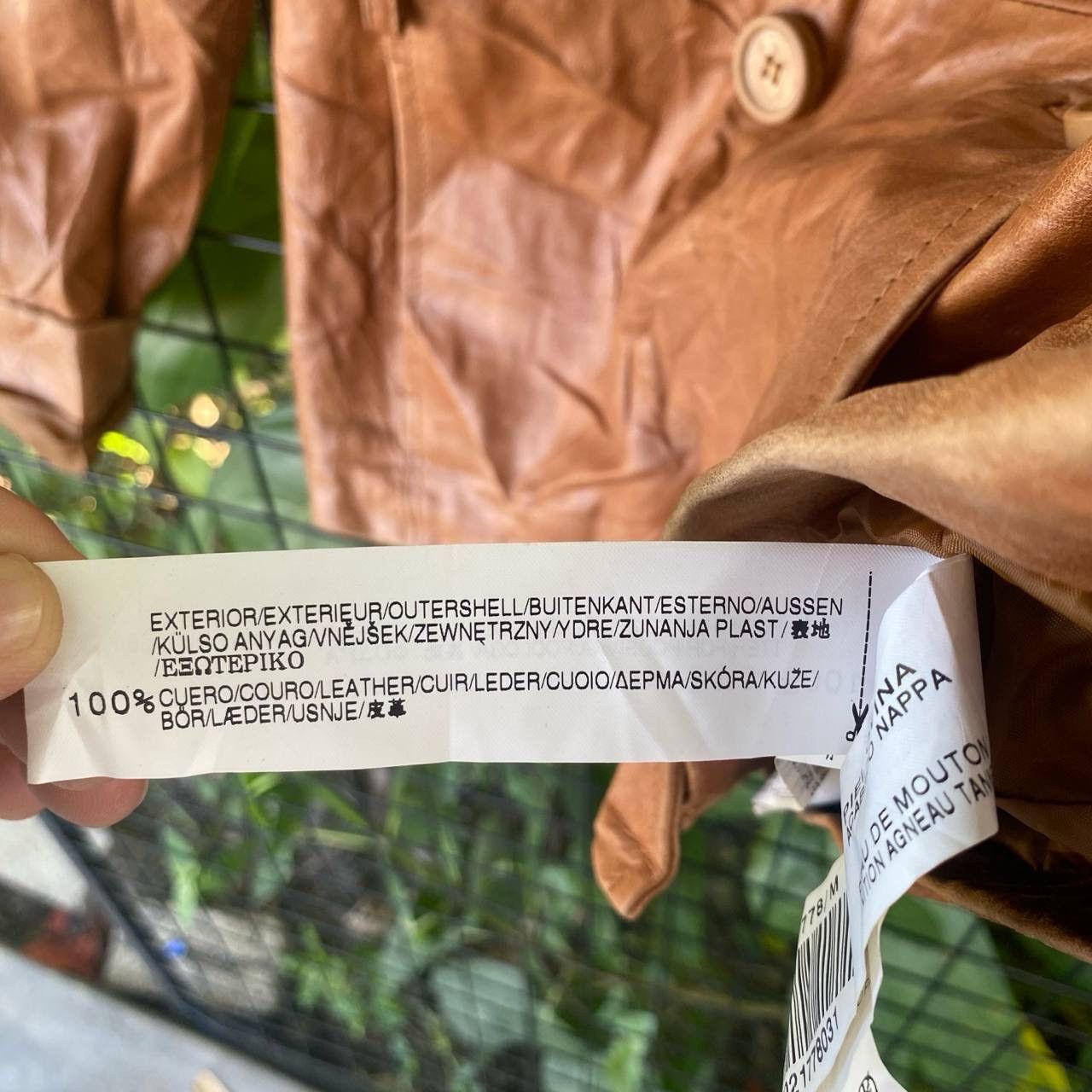 Genuine Leather × Vintage Vintage Zara Leather Peacoat Size M / US 6-8 / IT 42-44 - 7 Thumbnail