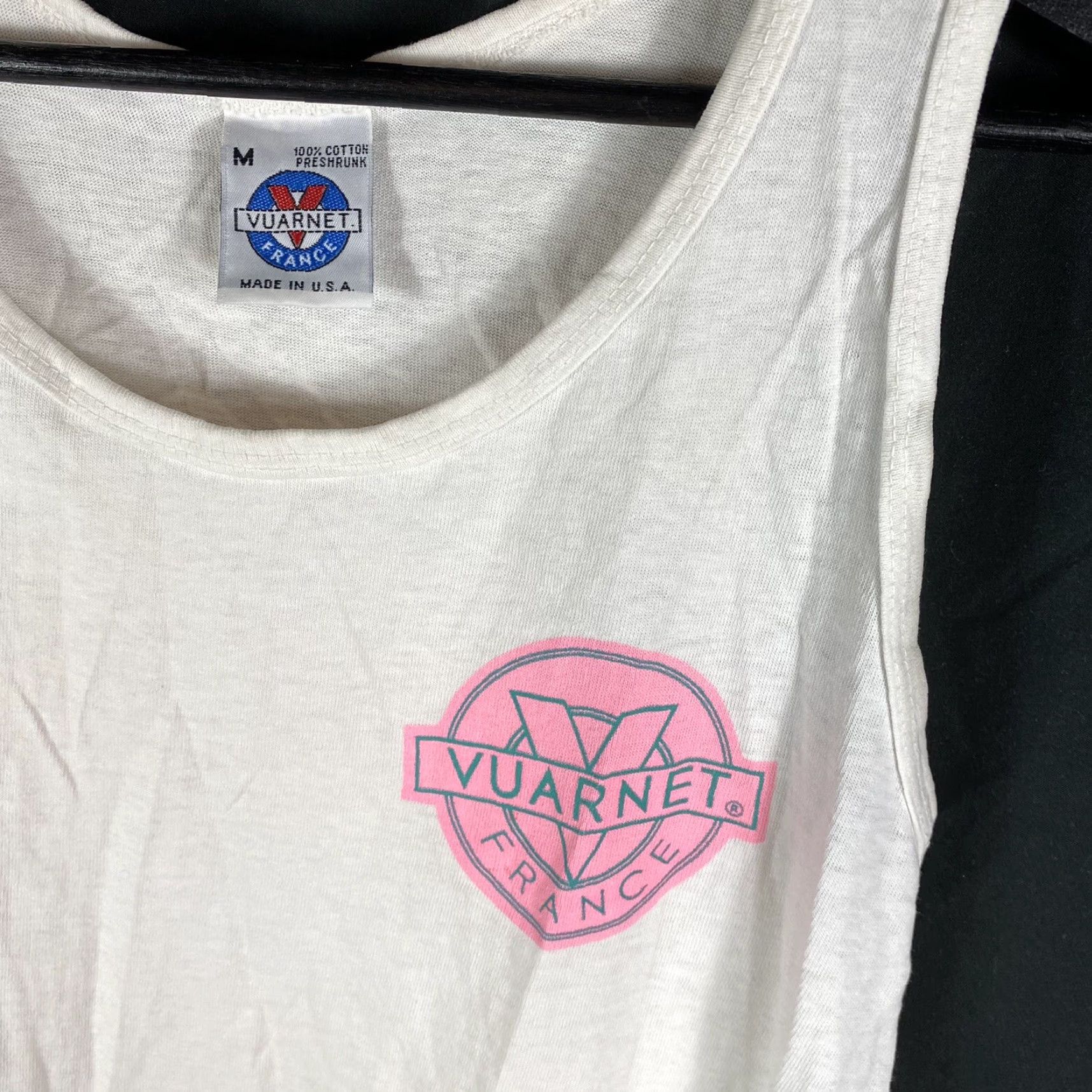 Vintage VINTAGE Vuarnet France Tank Top T-shirt M Medium 1990s Men/Mens? Size US M / EU 48-50 / 2 - 2 Thumbnail