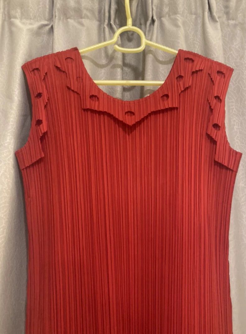 Issey Miyake Issey Miyake size:3 Red dress Size XS / US 0-2 / IT 36-38 - 6 Thumbnail