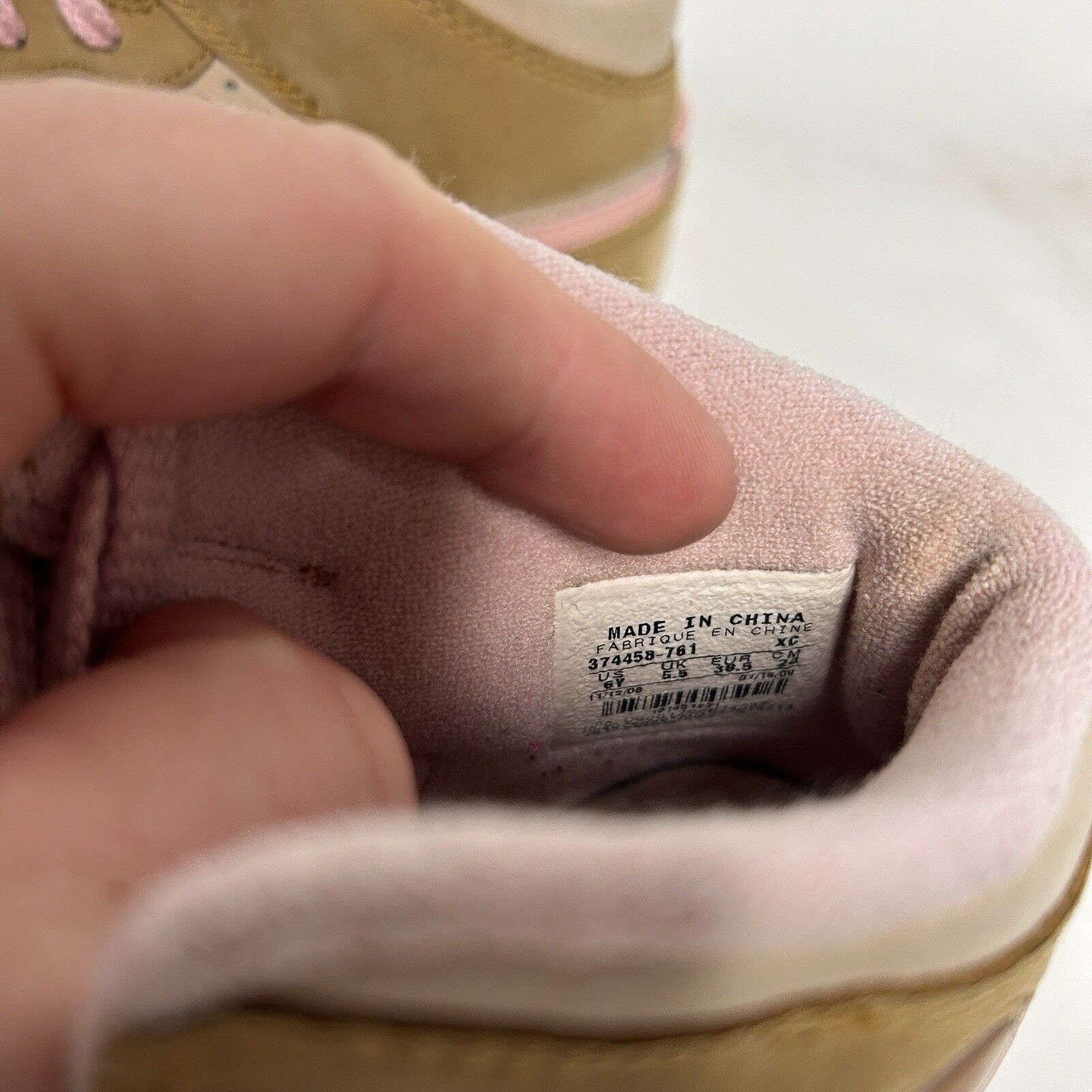 Jordan Brand Nike Shoes Air Jordan 1 Hare GS “Wheat/Lola Bunny” 2024 Size US 7.5 / IT 37.5 - 8 Thumbnail