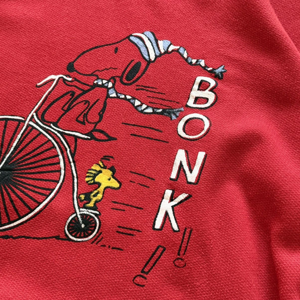 Vintage RARE 70-80s Peanuts Snoopy Bonk Cartoon Movie Sweatshirt Size US XL / EU 56 / 4 - 3 Thumbnail