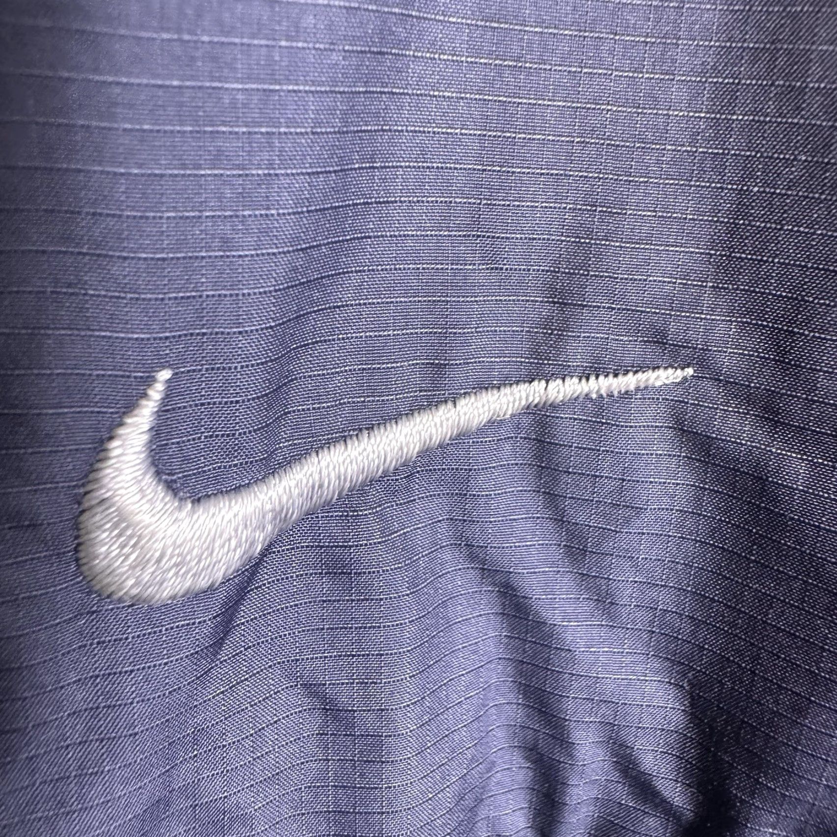 Nike VINTAGE Nike Jacket Men M Track Windbreaker Full Zip Ripstop 90s Silver Tag Gray Spr Tall? Size US M / EU 48-50 / 2 - 5 Thumbnail