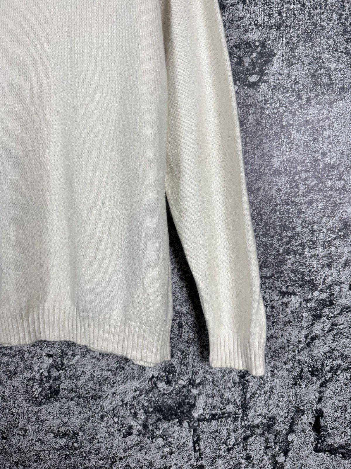 Lacoste Lacoste L!VE Patterned Knit Sweater Wool Pullover Size 40 Size S / US 4 / IT 40 - 15 Thumbnail
