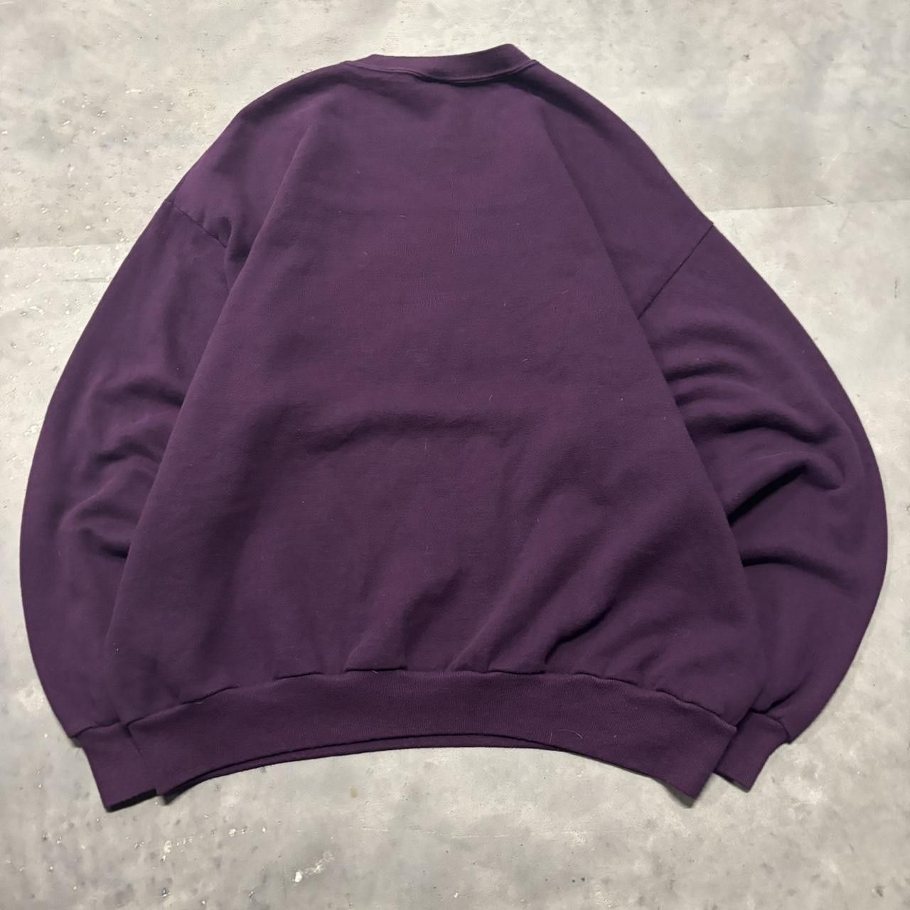 Japanese Brand × Vintage Vintage 90s Purple Art Style Streetwear Crewneck! Size US XL / EU 56 / 4 - 6 Thumbnail