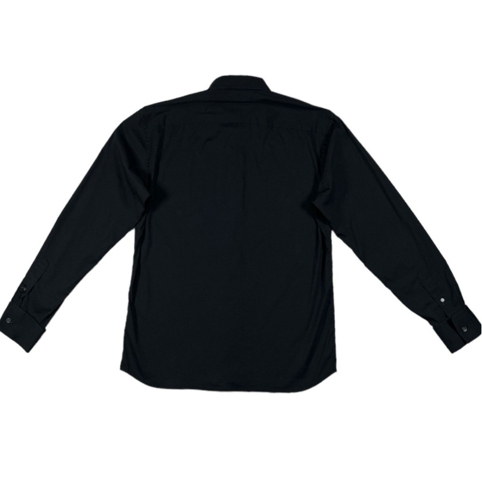 Theory Theory Ruffled Black Long-Sleeve Shirt | Size M Size US M / EU 48-50 / 2 - 2 Thumbnail