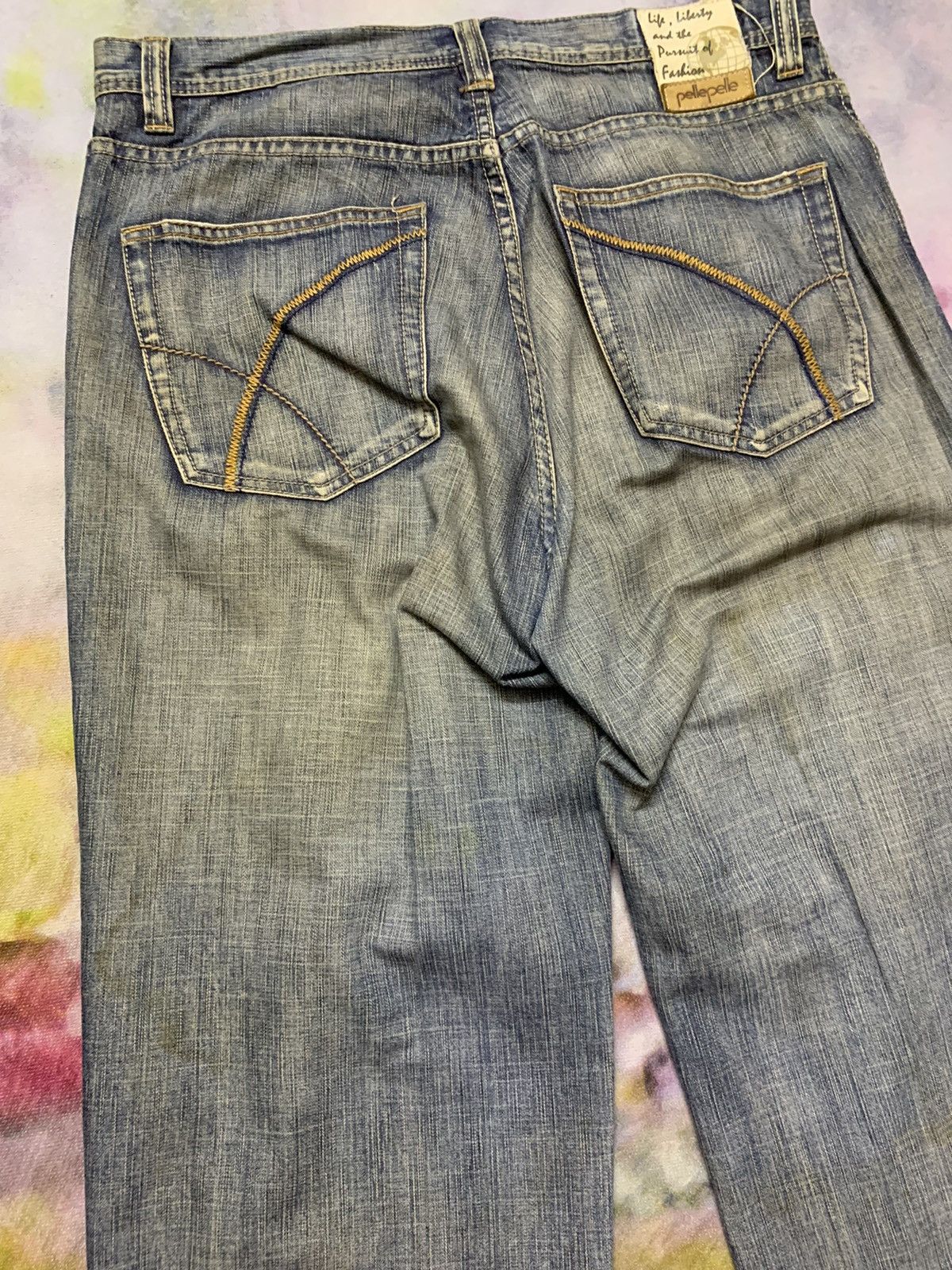 Fubu Vintage 90’s PELLE PELLE Baggy Oversized Rap Hip Hop Pants Size US 35 - 8 Thumbnail