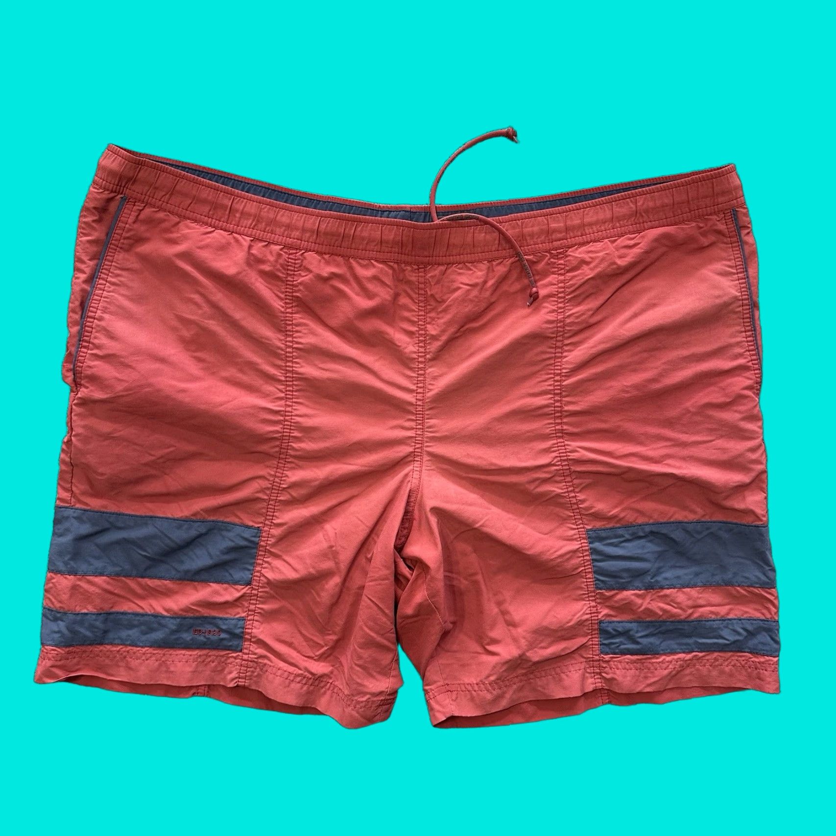 Eddie Bauer VINTAGE Eddie Bauer Swim Trunks Mens 2XL Red Nylon Trunks Lined Pockets Size US 39 - 1 Thumbnail