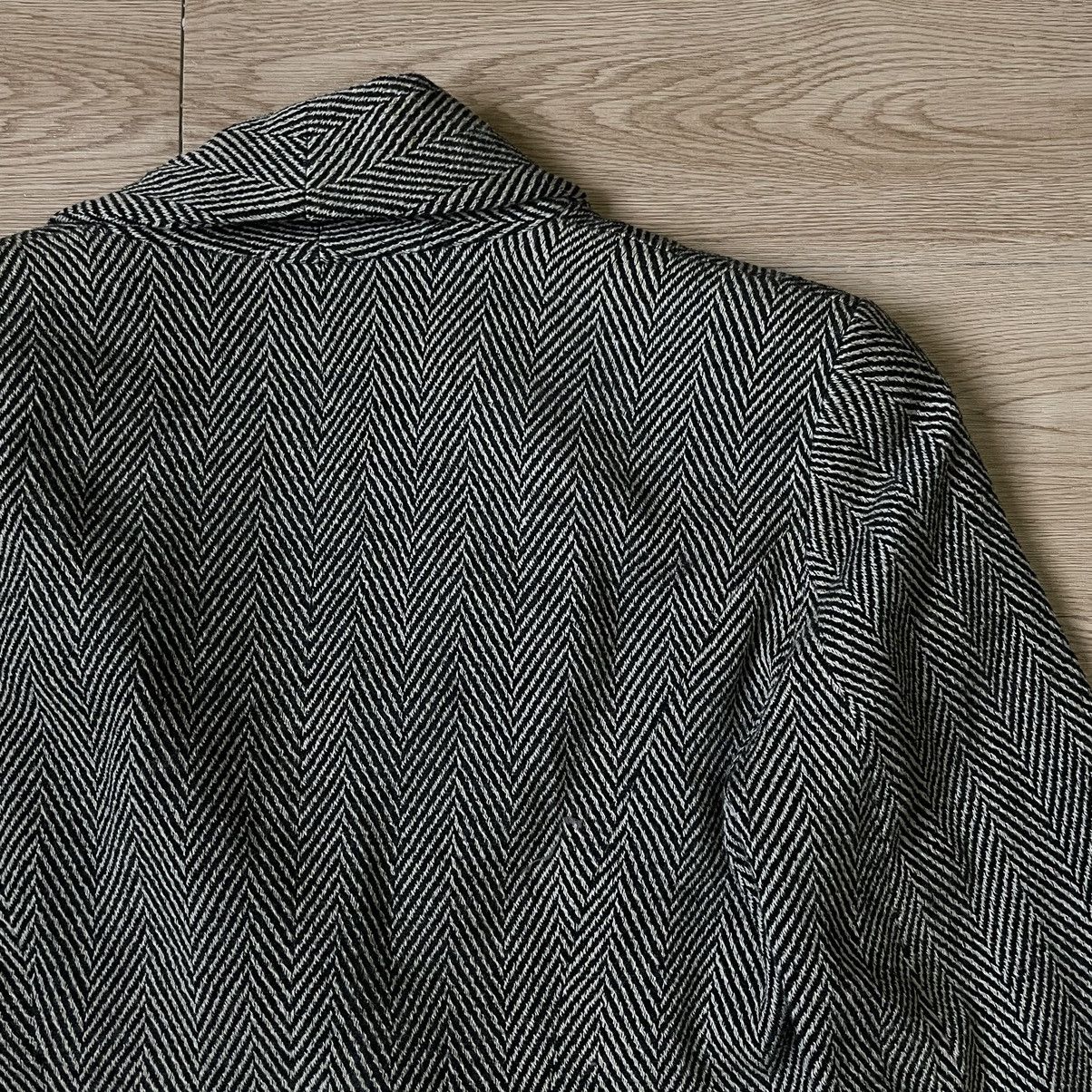 Jil Sander 🇩🇪RARE 80s Women’s Jil Sander Wool Herringbone Cropped Blazer Size US XS / EU 42 / 0 - 20 Thumbnail
