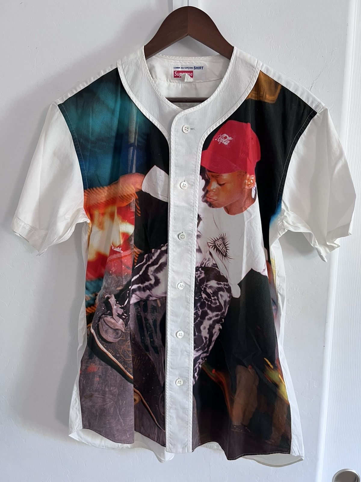 Supreme X 2014 Comme des Garcons Shirt Harold Hunter White T