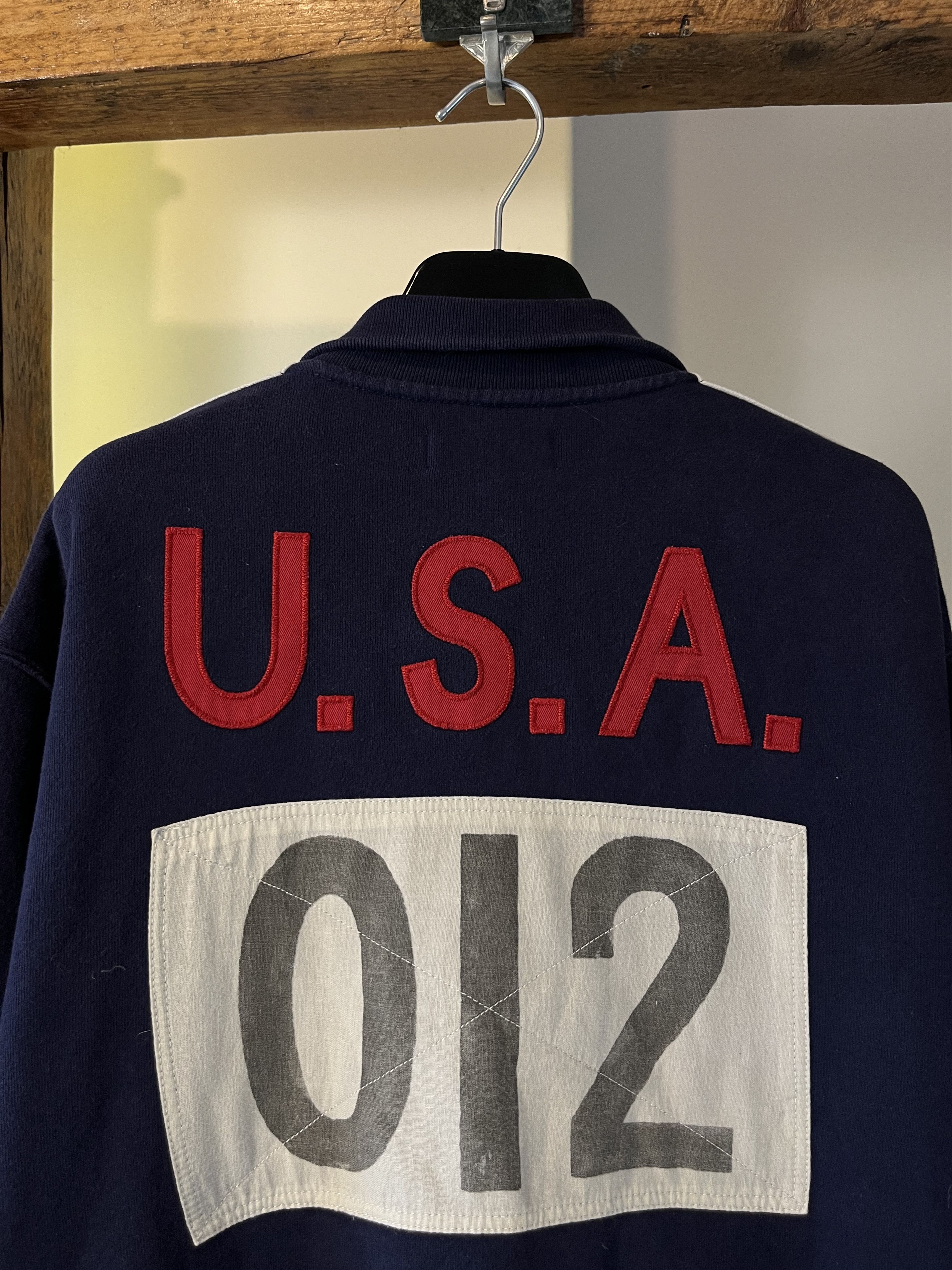 Polo Ralph Lauren Vintage 90s Polo Ralph Lauren Track and Field USA Chef Keef Size US XL / EU 56 / 4 - 6 Thumbnail