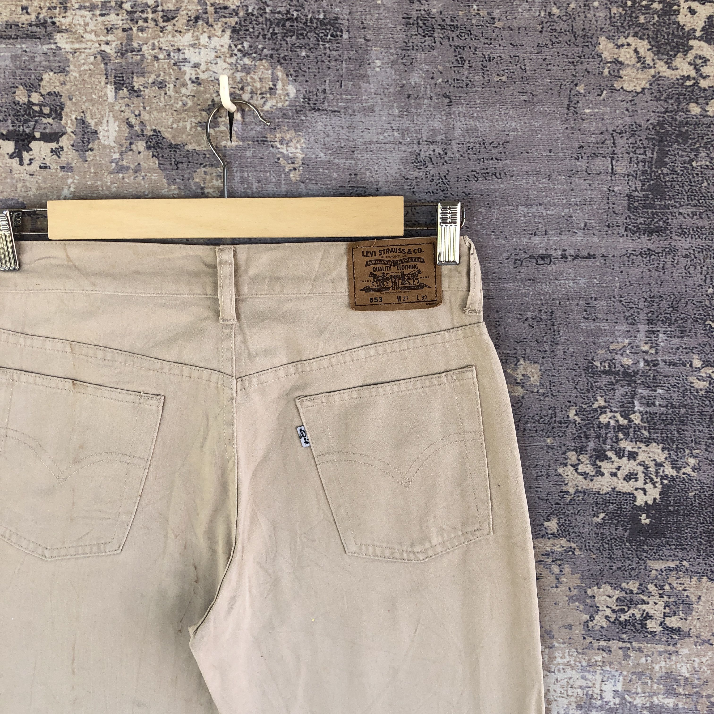 If Six Was Nine Vintage Levis 553 Bell Bottom Jeans Levi's Boot Cut Denim Size 28" / US 6 / IT 42 - 5 Thumbnail