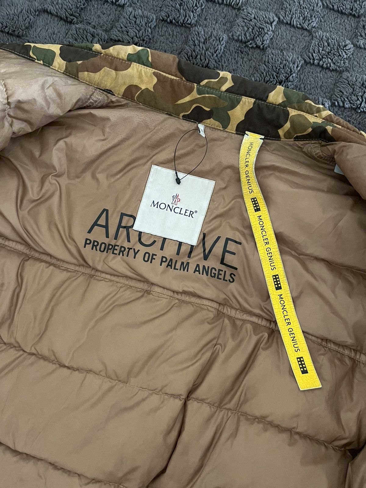Moncler × Palm Angels Moncler x Palm Angels Tallac Long Coat Parka Camo Jacket S Size US L / EU 52-54 / 3 - 15 Thumbnail