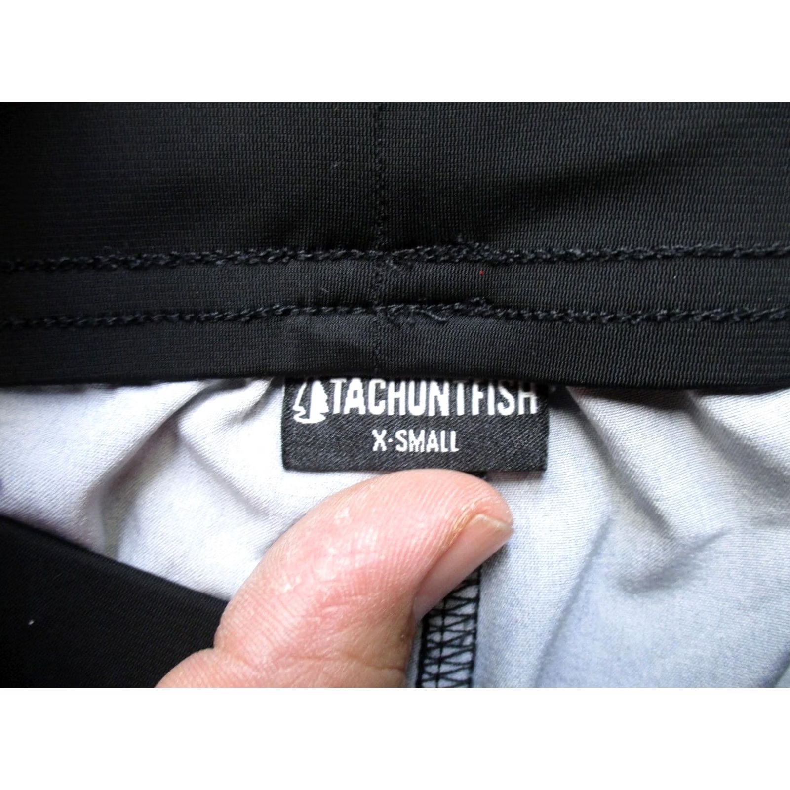 Vintage TACHUNTFISH Shorts Mens XS Black Athletic Running Gym Pockets Size US 27 - 7 Thumbnail