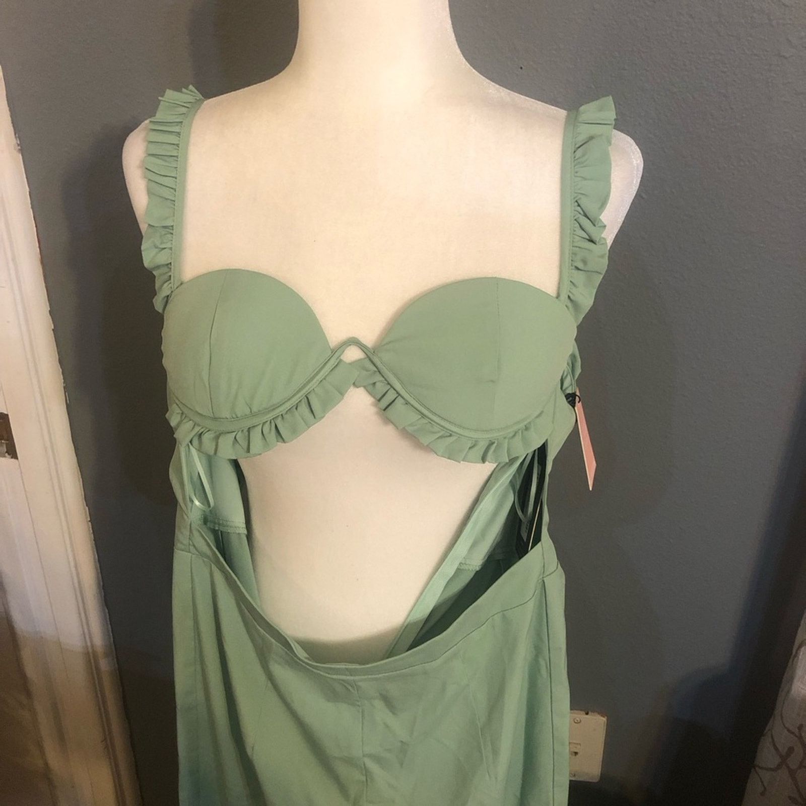 Pretty Green PLT Sage green cutout jumpsuit S Size S / US 4 / IT 40 - 5 Thumbnail