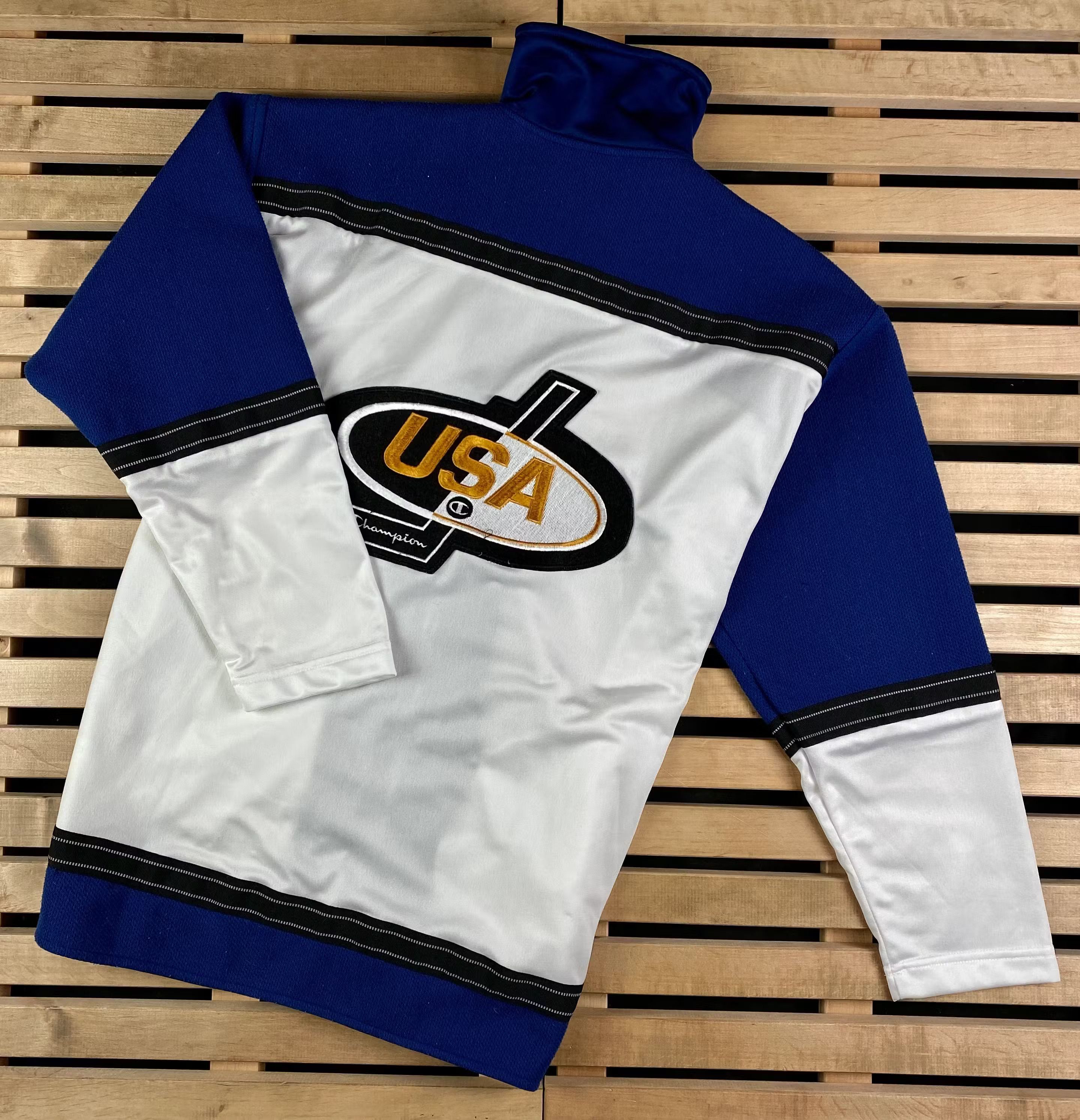 Champion × NHL × Vintage Mens Bomber Jacket Champion USA NHL Size S Vintage Size US S / EU 44-46 / 1 - 7 Thumbnail