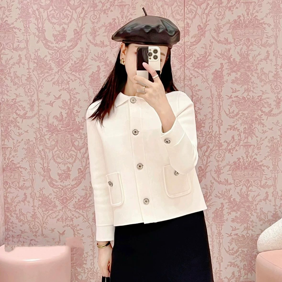 Christian Dior Monsieur Dior Star Button Short Jacket feb475 34 Size XS / US 0-2 / IT 36-38 - 7 Thumbnail