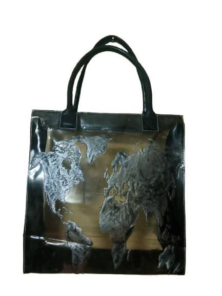 Jean Paul Gaultier 🔥VINTAGE GENUINE LEATHER TOTE BAG JEAN PAUL GAULTIER MAP Size ONE SIZE - 1 Thumbnail